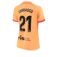 Atletico Madrid Yannick Carrasco #21 Tredjedrakt Kvinner 2022-23 Kortermet